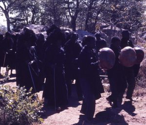 Procession at Mujuru Bira 1971 - photo by R. Garfias