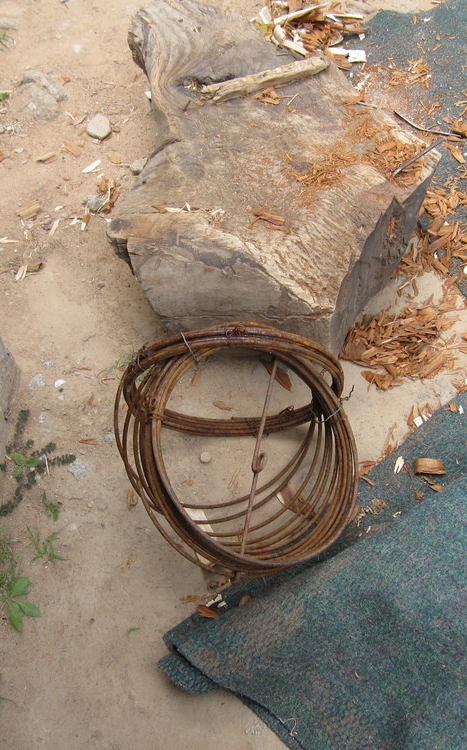 Newton Cheza Chozengwa wire for mbira making