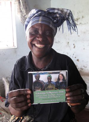 Jenny Muchumi with her CD