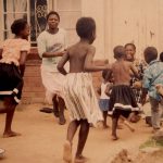 Muchena kids dance to father Mondrek Muchena's mbira 1991