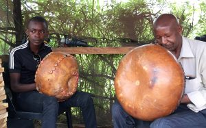 Tiri Chiongotere and son playing mbira 2019